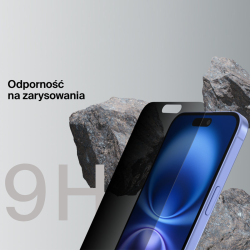 Belkin Szkło prywatyzujące na iPhone 16 Plus / 15 Plus / 14 Pro Max, InvisiGlass, z aplikatorem