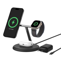 Belkin BOOST CHARGE PRO MagSafe ładowarka indukcyjna 3w1 iPhone Apple Watch i Airpods czarna
