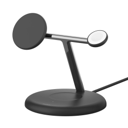 Belkin BOOST CHARGE PRO MagSafe ładowarka indukcyjna 3w1 iPhone Apple Watch i Airpods czarna