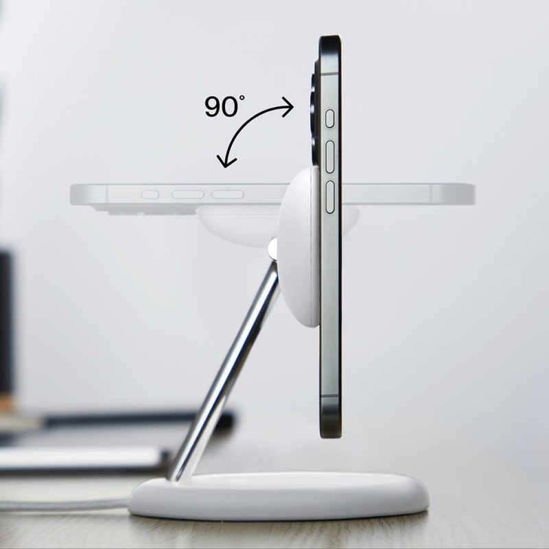 Belkin BOOST CHARGE PRO MagSafe ładowarka indukcyjna 3w1 iPhone Apple Watch i AirPods biała