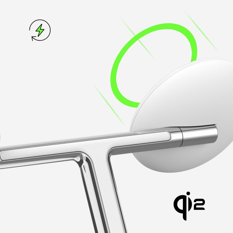 Belkin BOOST CHARGE PRO MagSafe ładowarka indukcyjna 3w1 iPhone Apple Watch i AirPods biała