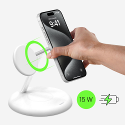 Belkin BOOST CHARGE PRO MagSafe ładowarka indukcyjna 3w1 iPhone Apple Watch i AirPods biała