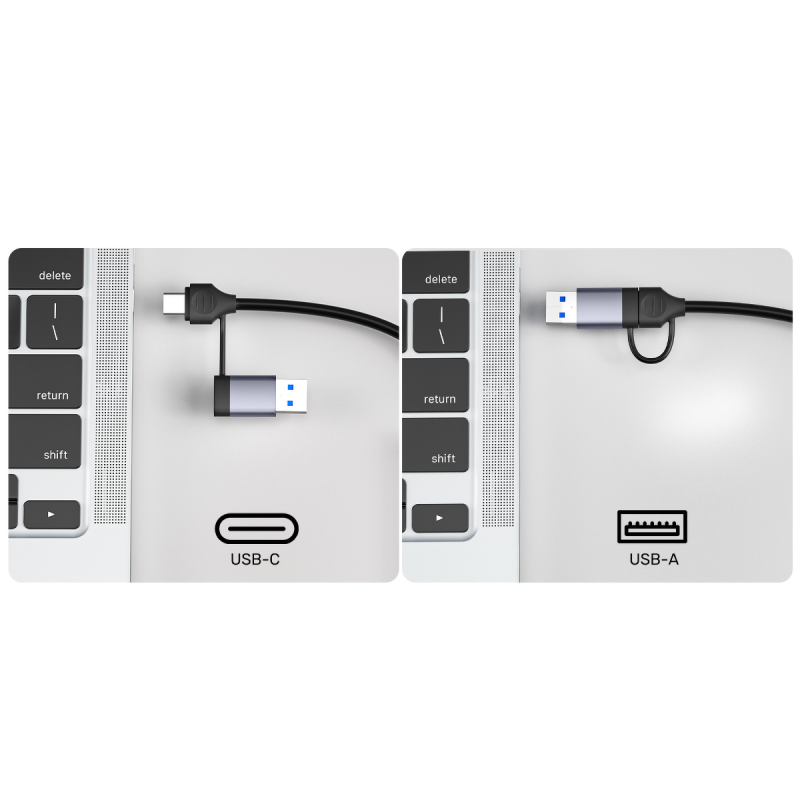 Unitek Hub 5w1 USB-A/C 5 Gbps z czytnikiem kart SD i micro SD