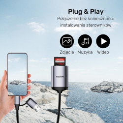 Unitek Czytnik kart pamięci SD4.0 /Micro SD4.0, 2w1