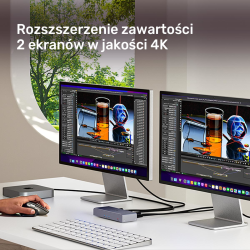 Unitek Rozgałęźnik sygnału HDMI 1 IN-2 OUT 4K