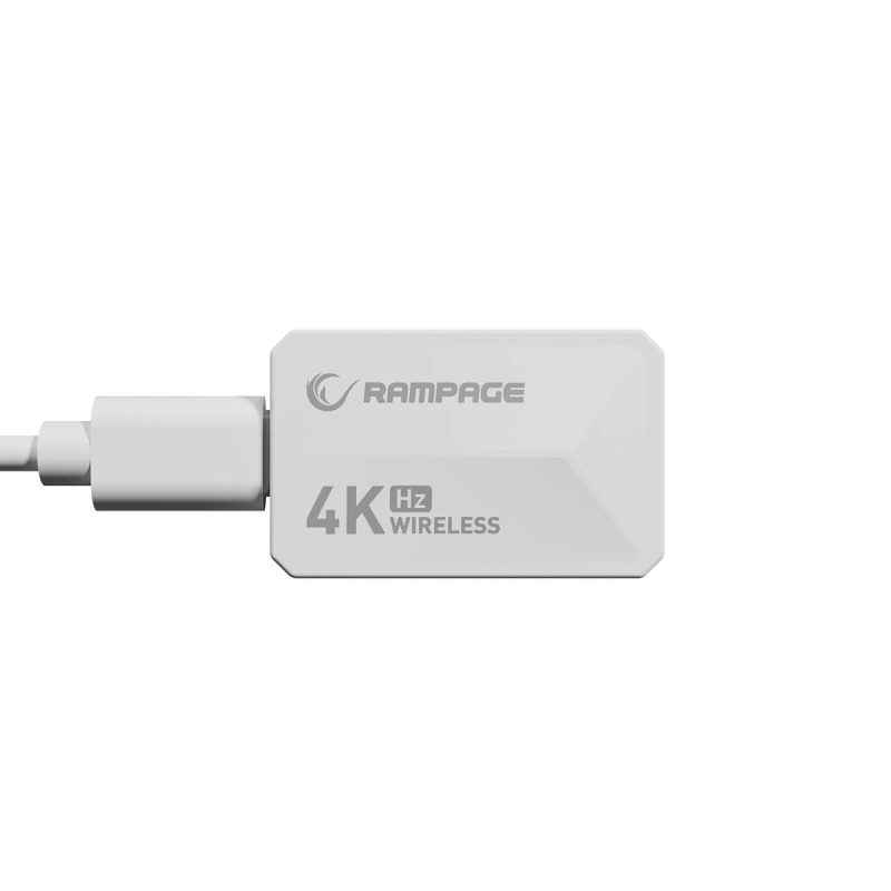 Rampage Zenith Pro mysz bezprzewodowa 26000 DPI biała + odbiornik 4 KHz PAW3395 BT 5.2