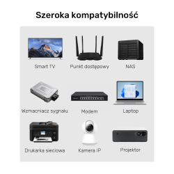 Unitek kabel Ethernet RJ-45 LAN, patchcord cat.8 (S/FTP), przewód sieciowy 5m