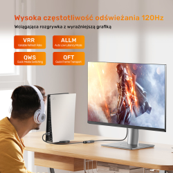 Unitek przedłużacz HDMI (M) - HDMI (F) 2.1, 8K 1m