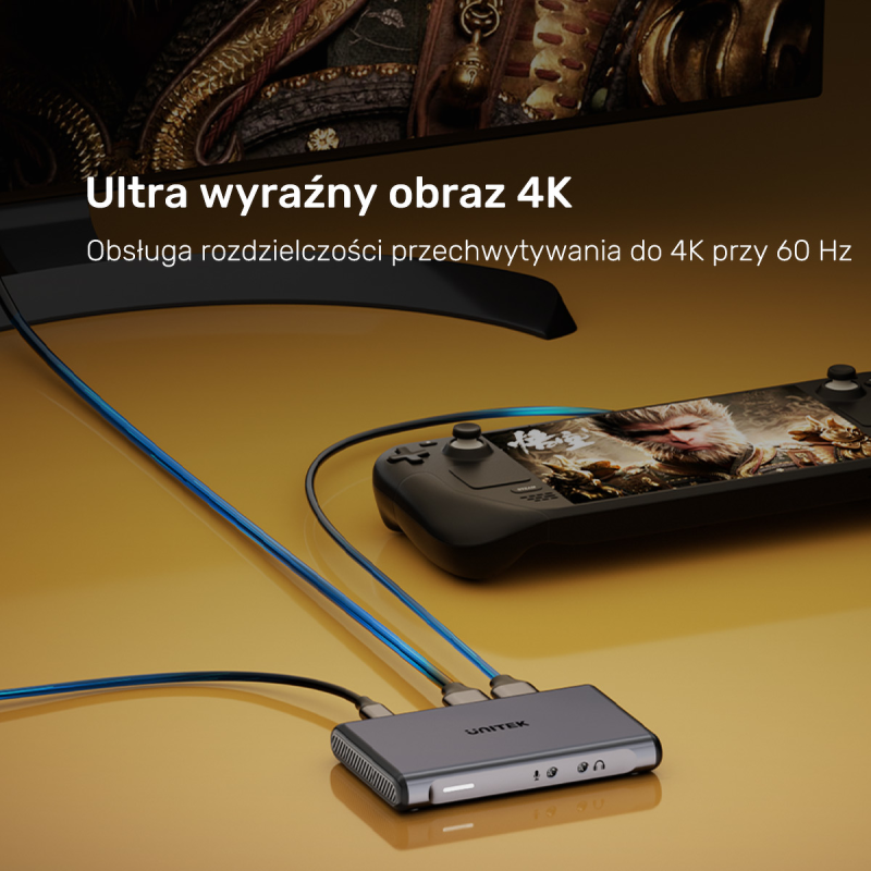 Unitek karta przechwytująca 4K@60Hz Video Capture