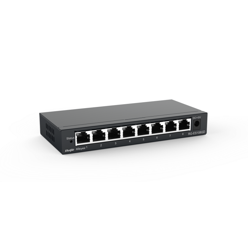 Ruijie Reyee RG-ES108GD | Switch, 8 portów, 8xGE, Desktop, Cloud Monitoring