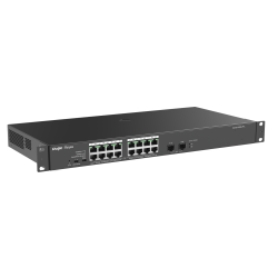 Ruijie Reyee RG-ES118GS-P-L | Switch, 18 portów, 16xGE, 16xPoE/Poe+, 247W, 2xSFP, Rack, Cloud Monitoring