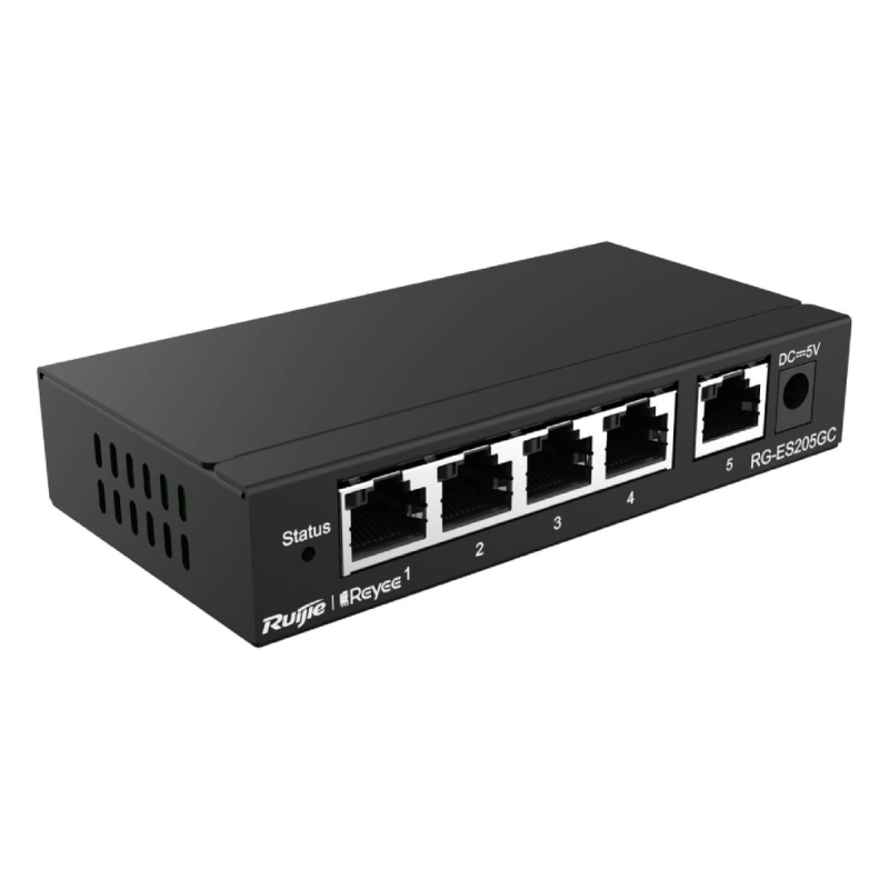 Ruijie Reyee RG-ES205GC | Switch Easy Smart, 5 portów, 5xGE, Desktop, Cloud