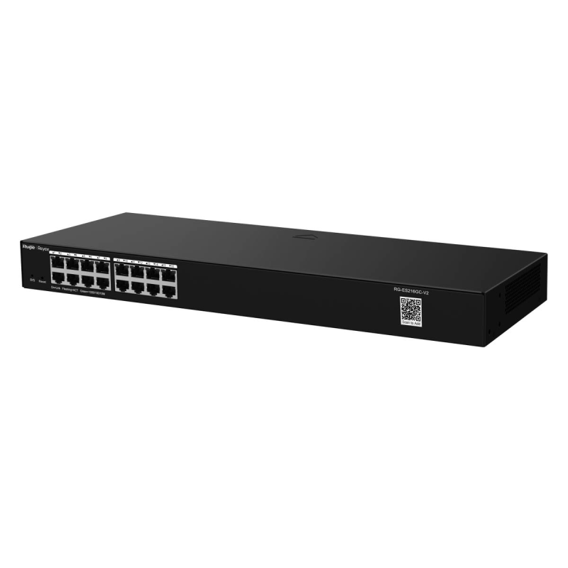 Ruijie Reyee RG-ES216GC-V2 | Switch Easy Smart, 16 portów, 16xGE, Desktop, Cloud, Rack