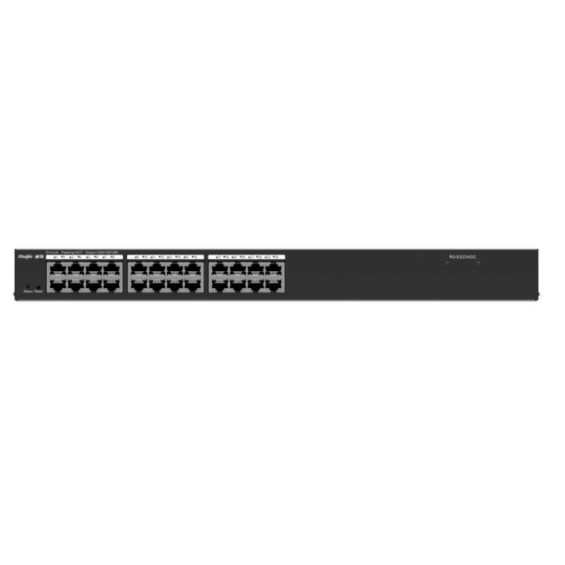 Ruijie Reyee RG-ES224GC-V2 | Switch Easy Smart, 24 portów, 24xGE, Desktop, Cloud, Rack