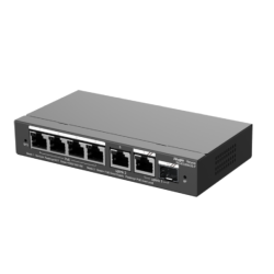 Ruijie Reyee RG-ES206GS-P | Switch, 6 portów, 4xGE, 4xPoE, 1xCombo/SFP, 54W, dekstop