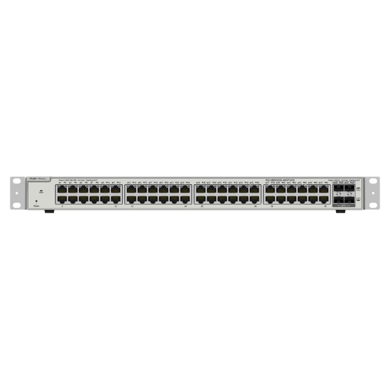 Ruijie Reyee RG-NBS5200-48GT4XS | Switch Zarządzalny, 52 portów, 48xGE, 4xSFP+, Rack, L2+, Cloud