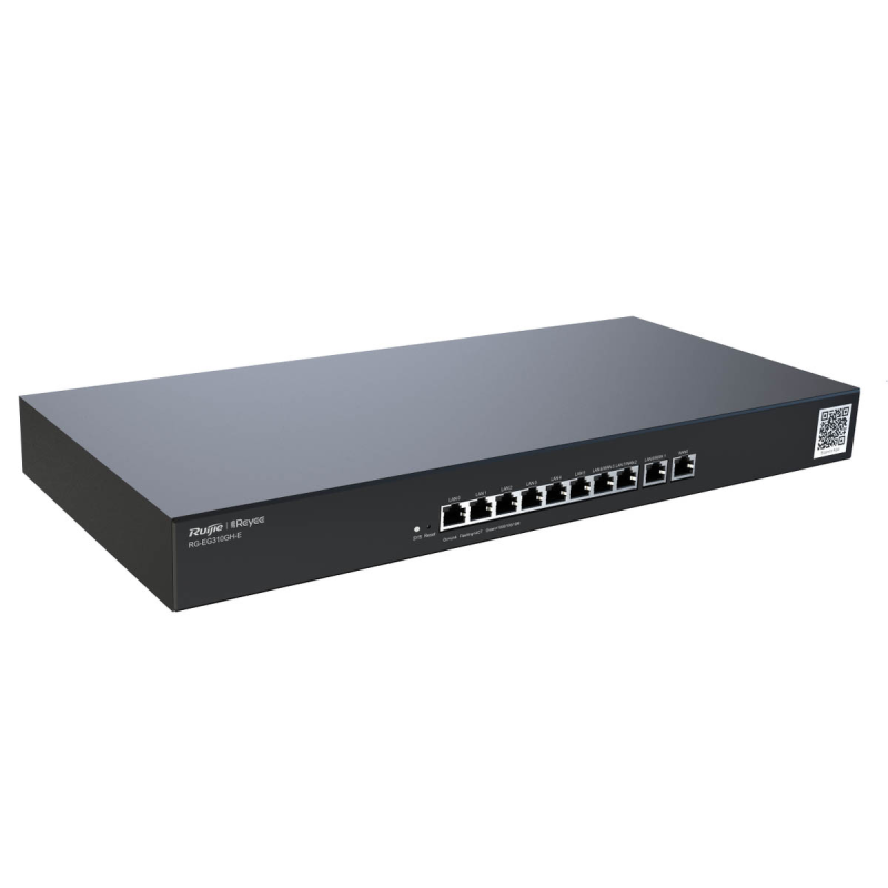 Ruijie Reyee RG-EG310GH-E | Kontroler, Router, 10 portów, 10xGE, 1xWAN, 6xLAN, 3xWAN/LAN, VPN, Cloud, Rack