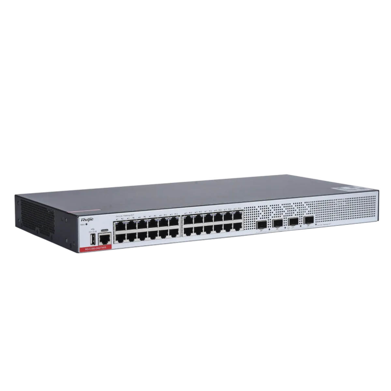 Ruijie RG-CS83-24GT4XS | Switch zarządzalny, 28 portów, 24xGE, 4x10GE SFP+, 1xConsole, L3, Cloud