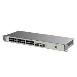 Ruijie Reyee RG-NBS3100-24GT4SFP-V2 | Switch Zarządzalny, 28 portów, 24xGE, 4xSFP, L2, Rack, Cloud
