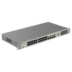 Ruijie Reyee RG-NBS3100-24GT4SFP-P-V2 | Switch Zarządzalny, 28 portów, 24xGE, 24xPoE, 370W, 4xSFP, L2, Rack, Cloud