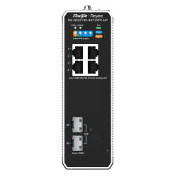 Ruijie Reyee RG-NIS2100-4GT2SFP-HP | Switch zarządzalny przemysłowy, 6 portów, 4xGE, 1xPoE++, 3xPoE+, 180W, 2xSFP, L2, Cloud