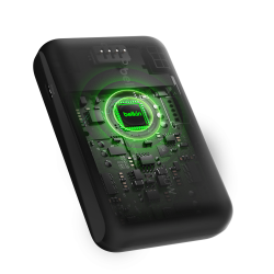 Belkin Powerbank 10 000 mAh, 20W, wbudowany kabel USB-C, czarny