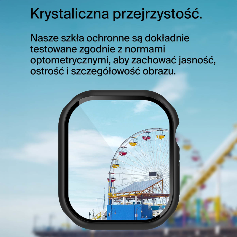 Belkin Szkło ochronne na Apple Watch seria 10. 42mm, czarne