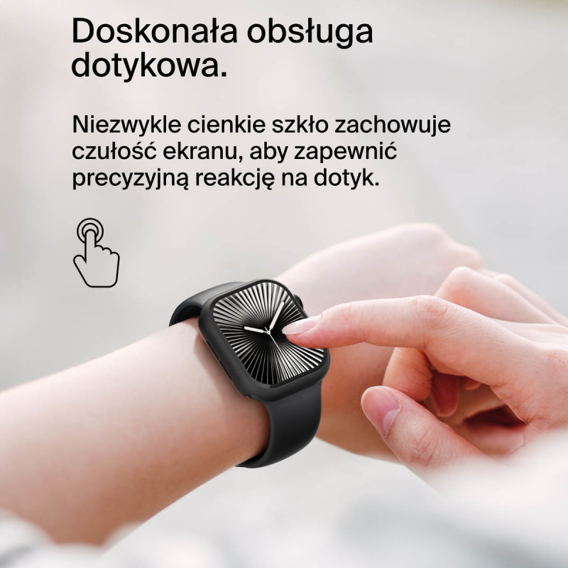 Belkin Szkło ochronne na Apple Watch seria 10. 42mm, czarne
