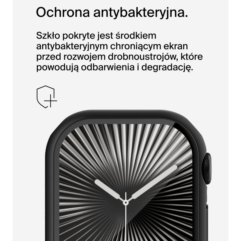 Belkin Szkło ochronne na Apple Watch seria 10. 42mm, czarne