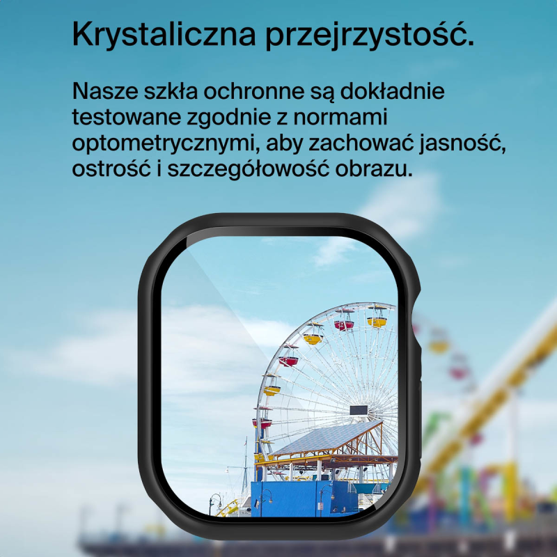 Belkin Szkło ochronne na Apple Watch seria 10. 46 mm, czarne