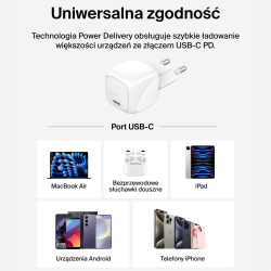 Belkin Ładowarka USB-C PD 30W, mała, biała
