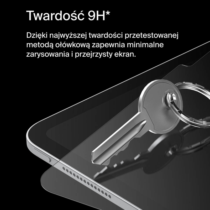 Belkin Szkło na iPad Pro 11'' (M4), TemperedGlass, z aplikatorem