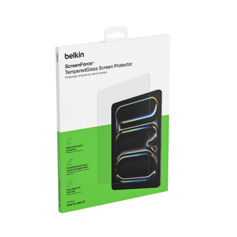 Belkin Szkło na iPad Pro 13'' (M4), TemperedGlass, z aplikatorem