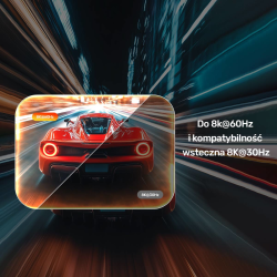 Unitek Przełącznik KVM 8K@60Hz USB 3.0 5Gbps DP