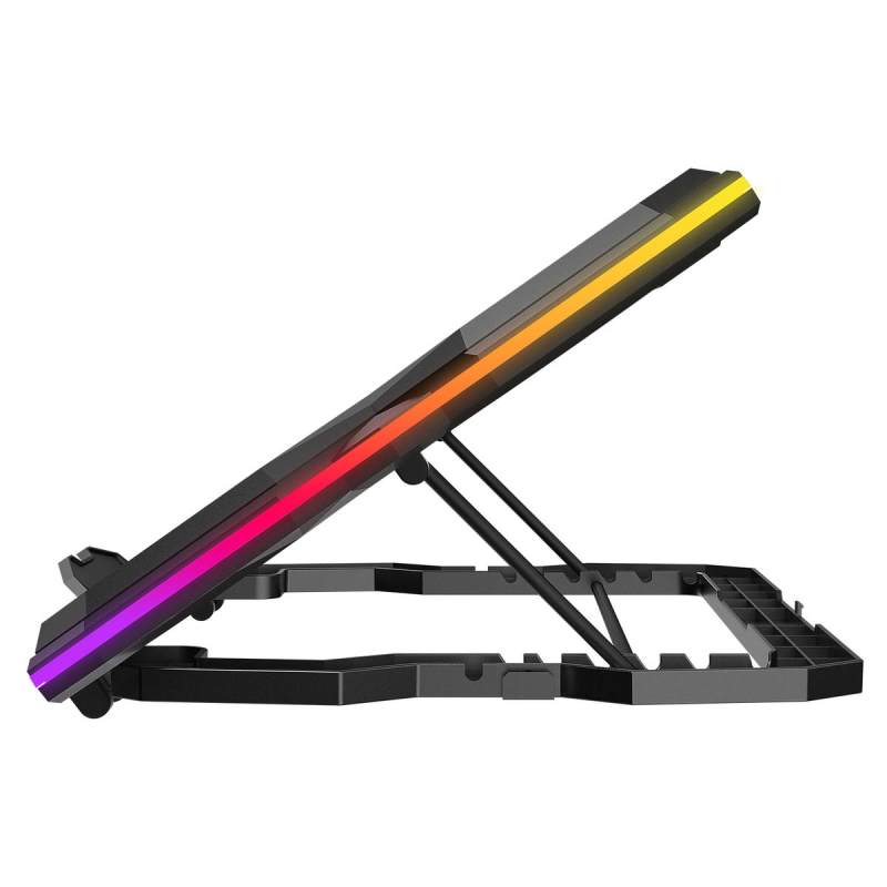 Rampage AD-RC14 X-RANGER Podstawka chłodząca pod laptop 9-17'' RGB regulowana cicha