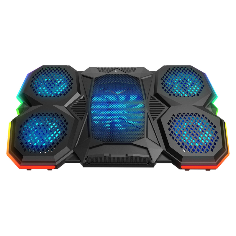 Rampage AD-RC14 X-RANGER Podstawka chłodząca pod laptop 9-17'' RGB regulowana cicha