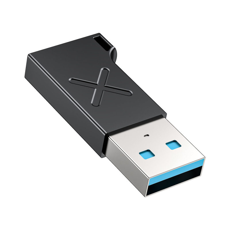 Unitek Adapter USB-A do USB-C 10Gbps czarny A1049ABK01