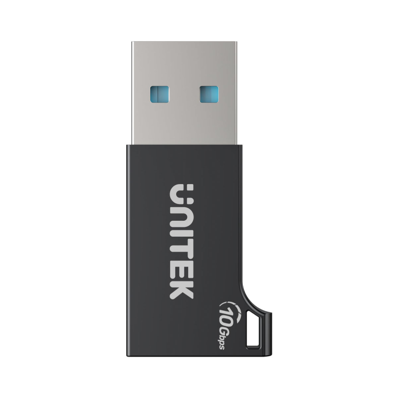 Unitek Adapter USB-A do USB-C 10Gbps czarny A1049ABK01
