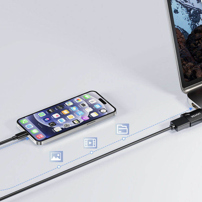 Unitek Adapter  USB-C do USB-A 10Gbps A1048ABK01