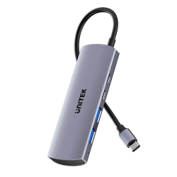 Unitek Hub 4w1 USB-C 10 Gbps, 2x USB-A i 2x USB-C H1112DGY01