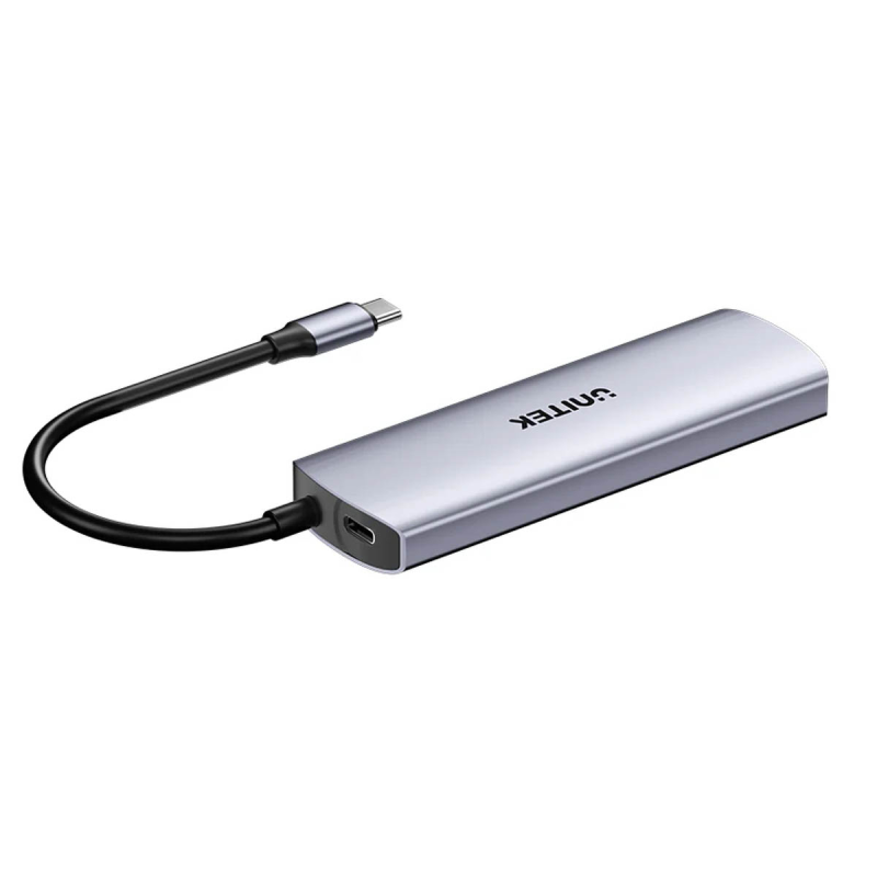 Unitek Hub 4w1 USB-C 10 Gbps, 2x USB-A i 2x USB-C H1112DGY01