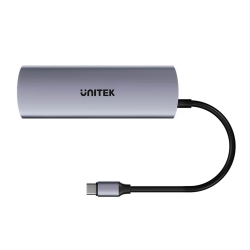 Unitek Hub 4w1 USB-C 10 Gbps, 2x USB-A i 2x USB-C H1112DGY01