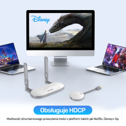 Unitek bezprzewodowy nadajnik obrazu HDMI