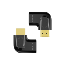 Unitek Adapter kątowy płaski 8K HDMI 90 i 270 stopni
