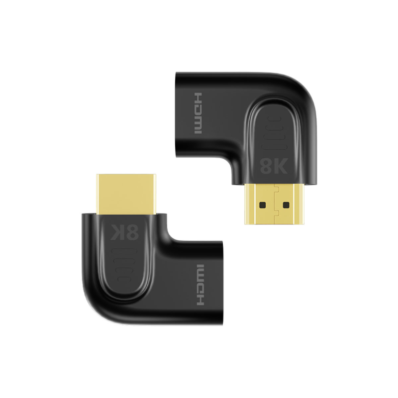 Unitek Adapter kątowy płaski 8K HDMI 90 i 270 stopni