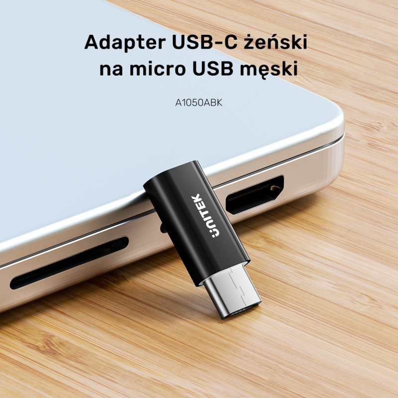 Unitek Adapter USB-C do Micro USB A1050ABK03 