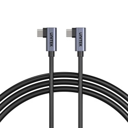 Unitek Kabel USB-C do USB-C, PD, 100W, 90 stopni, 1M
