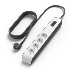 Belkin Listwa zasilająca przeciwprzepięciowa 525J, 4 gniazda Schuko, 2m