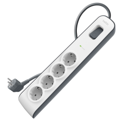 Belkin Listwa zasilająca przeciwprzepięciowa 525J, 4 gniazda Schuko, 2m
