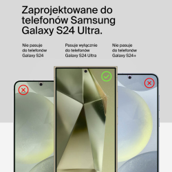 Belkin Szkło na Samsung S24 Ultra, TrueClear Curve, z filtrem światła niebieskiego